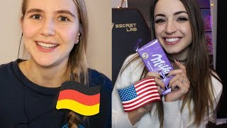 ASMR Gibi amp Fast ASMR German 🇩🇪 vs American 🇺🇸 Candy [upl. by Ravid]