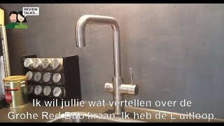 Review van Frauke over de nieuwe GROHE Red 3in1 kokendheet waterkraan  korte versie [upl. by Josey]