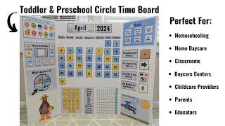 Circle Time Board for Toddlers amp Preschoolers [upl. by Anelrac480]