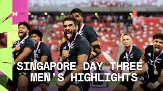 New Zealand are backtoback champions  HSBC SVNS Singapore Day Three Mens Highlights [upl. by Nhguav]