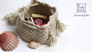 Crochet Easy Pouch Tutorial For Beginners [upl. by Dnob]