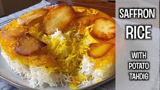 Saffron Rice With Potato Tahdig [upl. by Sollows]