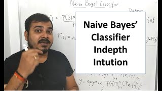 Tutorial 48 Naive Bayes Classifier Indepth Intuition Machine Learning [upl. by Isnam385]