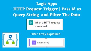 4HTTP Request Trigger  Relative Path  pass id as query string and filter the data  logic apps [upl. by Dominique]