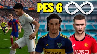 PES 6 INFINITTY PARCHE TEMPORADA 202324 beta  LIGA ARGENTINA [upl. by Ajnin913]