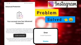 Instagram account Advanced Protection ka option kaise hatye  insta nahi khul raha network problem [upl. by Barris]