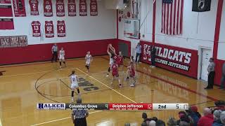 Columbus Grove vs Delphos Jefferson Girls Basktball 2152024 [upl. by Jacobo927]