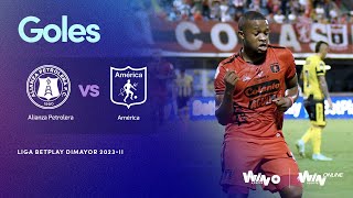 Alianza Petrolera vs América goles  Liga BetPlay Dimayor 20232  Fecha 9 [upl. by Leffert801]