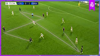 BEAUTIFUL TEAM GOAL by Hazard  Celtic  Real Madrid [upl. by Sad]