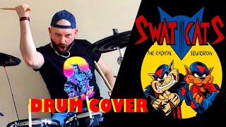 SWAT KATS THEME  DRUM COVER  NIKOLIZER [upl. by Atirat]