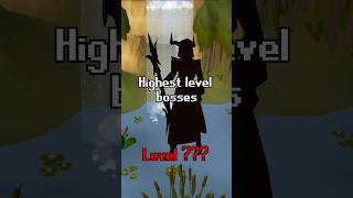 These are RuneScapes STRONGEST bosses [upl. by Anaitit]