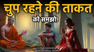 😡कम बोलने कि आदत डालो  Buddhist Story On POWER OF SILENCE Gautam Buddha Story [upl. by Molahs]