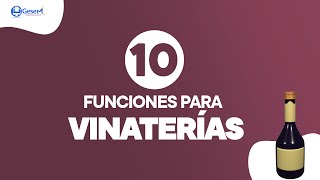 10 funciones GESEM para VINATERÍAS 🍷🍾 [upl. by Voletta]