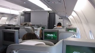 Flight Report ALITALIA  Miami ✈ Rome  Airbus A330200  Business [upl. by Elleynad]