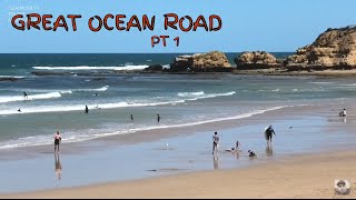 GREAT OCEAN ROAD BEACHES NEAR MELBOURNE AUSTRALIA  OCEAN RELAXATION [upl. by Toh]