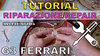 🍕 G3 Ferrari Delizia 🛠️tutorial smontaggio rotazione pietra refrattaria e sostituzione morsetto [upl. by Borden]