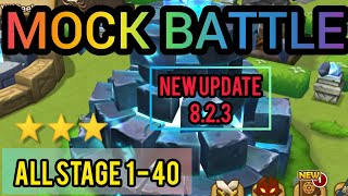 Mock Battle Summoners War All Stage 140 New Update 823 Battle Training Ground [upl. by Atrebor]