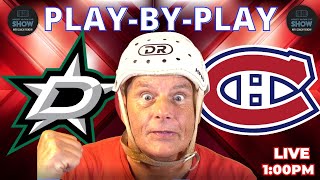 NHL GAME PLAY BY PLAY STARS VS CANADIENS [upl. by Henri]