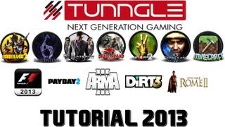 TUNNGLE  Tutorial 2013 Lan mode [upl. by Abibah]