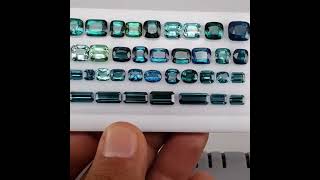 Top Quality 6875 Cts Natural Blue Excellent Cuts Indicolite Tourmaline Gemstones from Afghanistan [upl. by Sidoney]