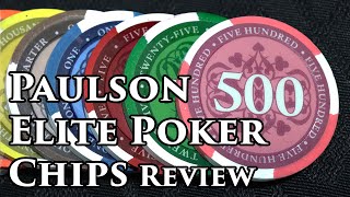 Paulson Elite poker chips review [upl. by Asnerek]