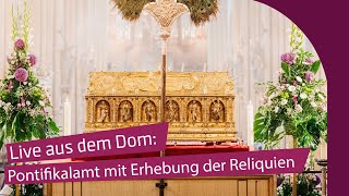 Live Pontifikalamt mit Erhebung der Reliquien des Heiligen Liborius [upl. by Andryc]