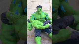 Oh no  Goodbye My Son 😭❤️‍🩹  Marvel Toys hulk spiderman marvaltoys [upl. by Oirifrop906]