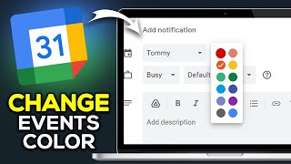 How To Change Color Of Google Calendar Events [upl. by Arbas]