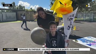 JO 2024  SainteSuzanne se prépare à accueillir le passage de la flamme olympique [upl. by Eniladam398]