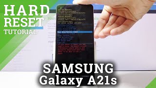 SAMSUNG Galaxy A21s Remove Screen Lock  Hard Reset Tutorial [upl. by Wilkinson]