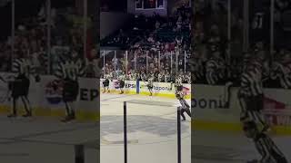 Quad City Storm goal horn from lower bowl left side [upl. by Siuraj]