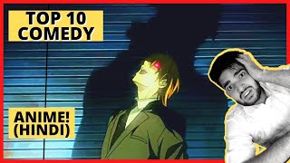 TOP 10 FUNNY ANIME HINDI  LIKE PRISON SCHOOL [upl. by Darooge]