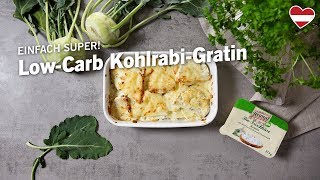 LowCarb KohlrabiGratin  Super einfach und super gschmackig [upl. by Rafaj]