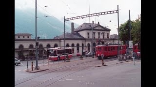 Rhaetian Railway 20 years ago Chur to Arosa 12 June 1994 [upl. by Aratahs]