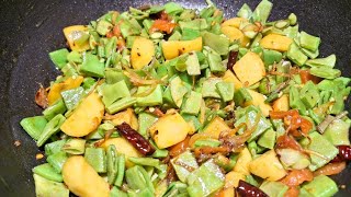 Sem Aalo ki recipe l Aalo sem ki sabzi l sem ki phali Aalo recipeshabykhankitchen [upl. by Kelila454]