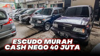 ESCUDO MURAH HARGA MOBIL BEKAS TERMURAH DI SHOWROOM MANDIRI MOBIL BOGOR SUPER BERKUALITAS BARANGNYA [upl. by Eiram]