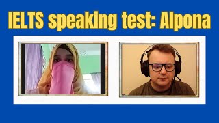 IELTS speaking test Alpona [upl. by Nosrak548]