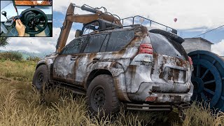 Rebuilding Toyota Land Cruiser Arctic Trucks AT37  Forza Horizon 5  Thrustmaster T300RS Gameplay [upl. by Aseram]