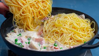 Wenn Sie keine Zeit mehr haben bereiten Sie das cremigste Spaghetti  Cookrate  Deutschland [upl. by Theodor316]