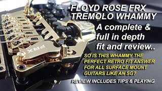 Floyd Rose FRX Whammy Unit is it really any good [upl. by Anayia]