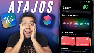 ShortcutsAtajos que debes tener en iOS 16 😱 [upl. by Metsky813]