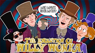 The Evolution Of Willy Wonka ANIMATED [upl. by Hahnert]