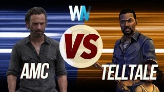 AMCs The Walking Dead VS Telltale s The Walking Dead [upl. by Sello781]