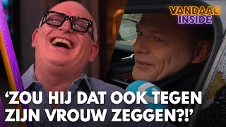 René lacht om interview Omtzigt Zou hij dat ook thuis tegen zijn vrouw zeggenquot  VANDAAG INSIDE [upl. by Airotkiv429]