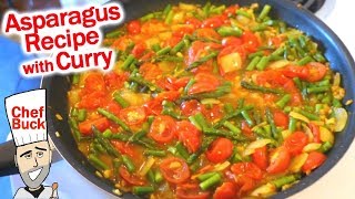 Asparagus Recipe for a tasty Curry [upl. by Baese144]