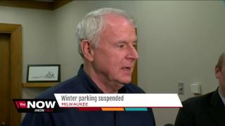 Mayor Barrett suspends Milwaukees winter parking rules [upl. by Timrek628]