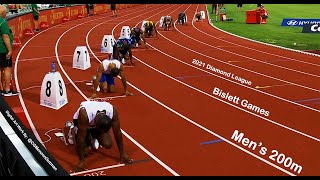 Mens 200m Bislett Games Diamond League Bislett Stadium Oslo Norway July 1 2021 [upl. by Daniel]