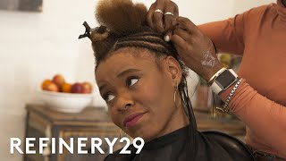 My Drastic Braided Bob Hair Transformation  Hair Me Out  Refinery29 [upl. by Eibbob]