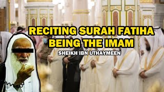 Reciting Surah Fatiha Behind The Imam  Sheikh Ibn Uthaymeen [upl. by Airekahs]