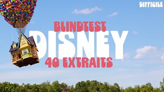 BLIND TEST DISNEYPIXAR I 40 EXTRAITS I DIFFICILE  2024 [upl. by Afesoj]